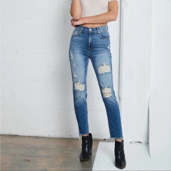 Revice Uptown Distressed Jeans Size 25 - Picture 1 of 10